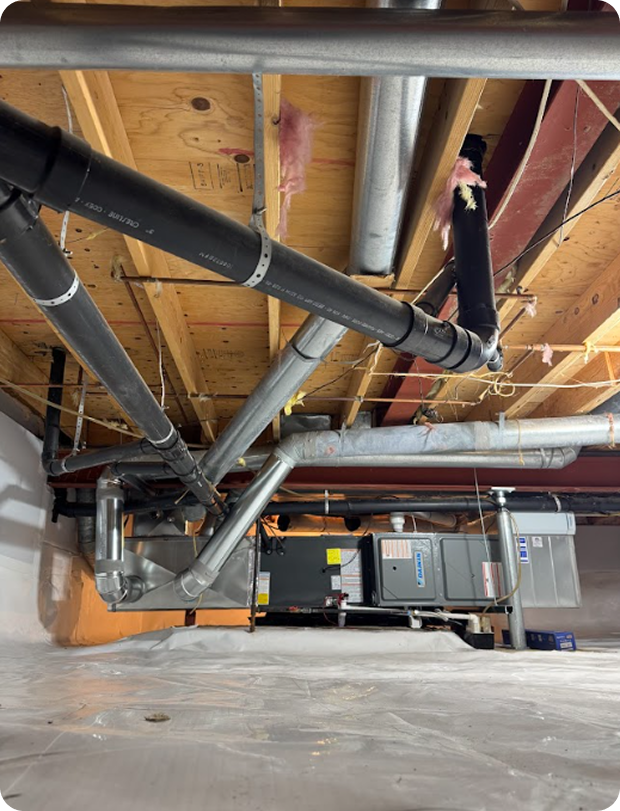 Installed duct system