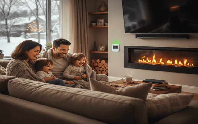 Safety family with furnace maintenance
