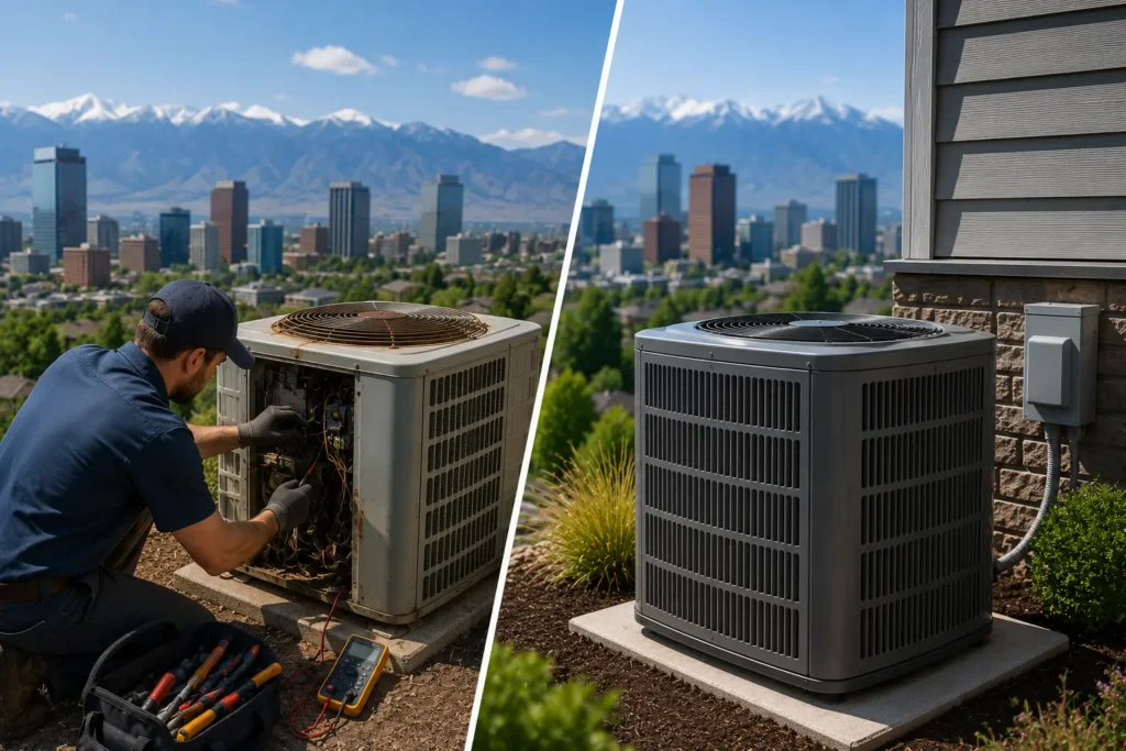 AC Repair vs Replace in Denver
